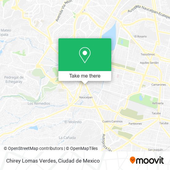 Chirey Lomas Verdes map