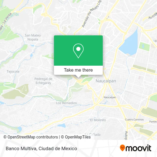 Banco Multiva map