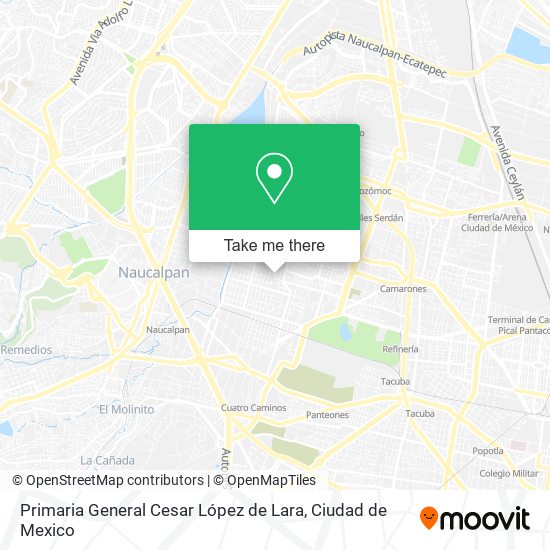 Mapa de Primaria General Cesar López de Lara