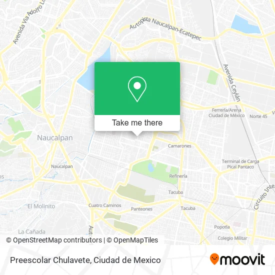 Preescolar Chulavete map