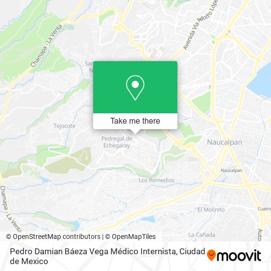 Pedro Damian Báeza Vega Médico Internista map