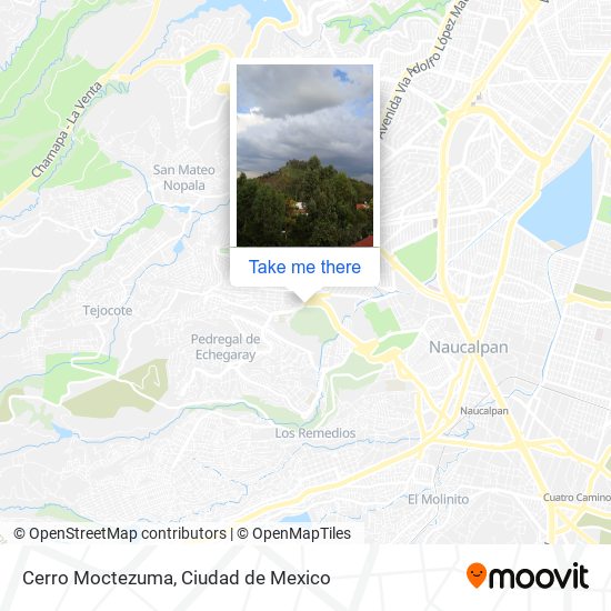 Mapa de Cerro Moctezuma