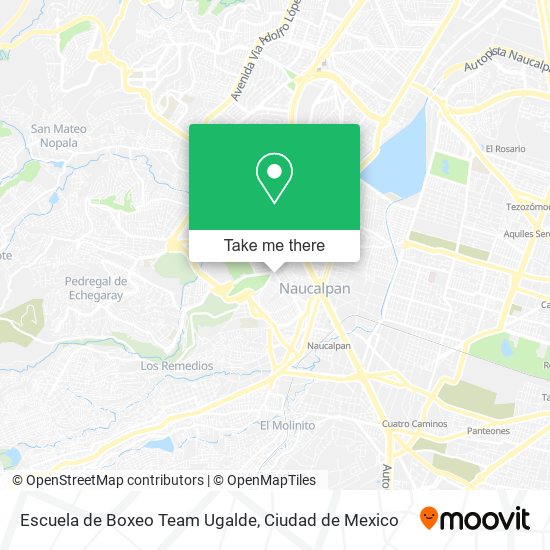 Escuela de Boxeo Team Ugalde map