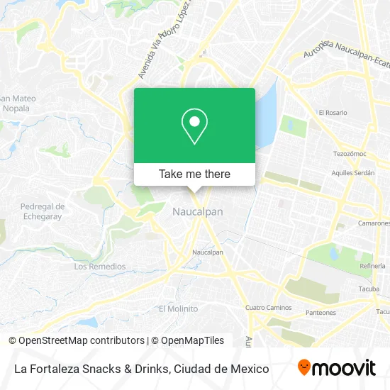 La Fortaleza Snacks & Drinks map