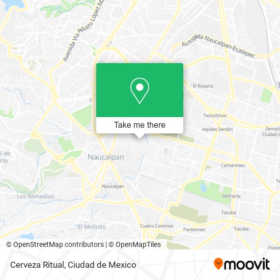 Cerveza Ritual map