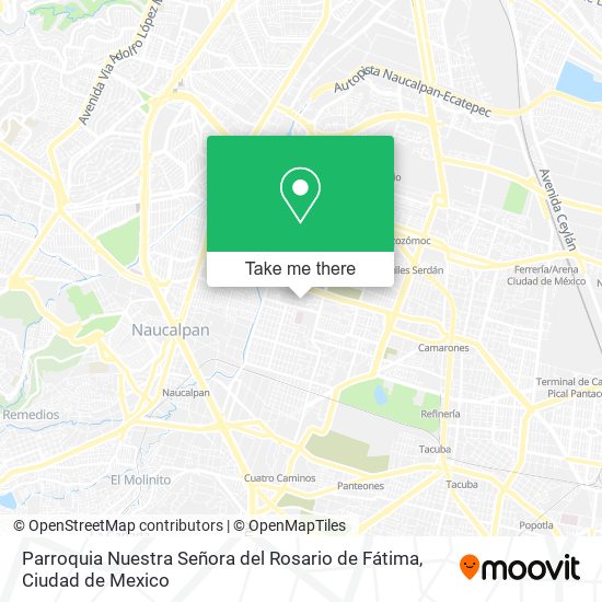 Parroquia Nuestra Señora del Rosario de Fátima map