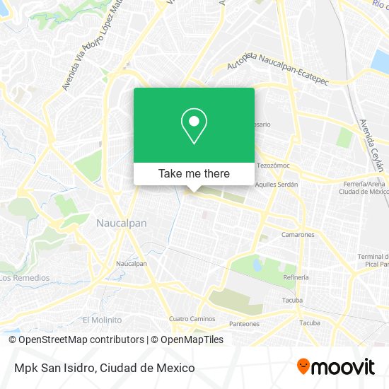 Mpk San Isidro map