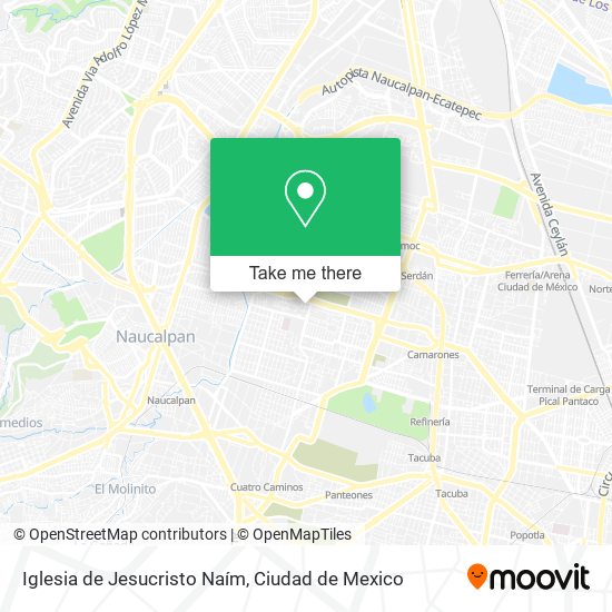 Iglesia de Jesucristo Naím map