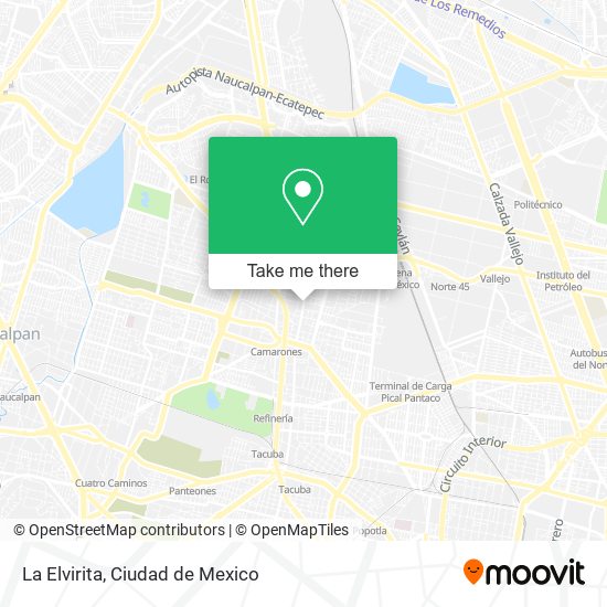 Mapa de La Elvirita