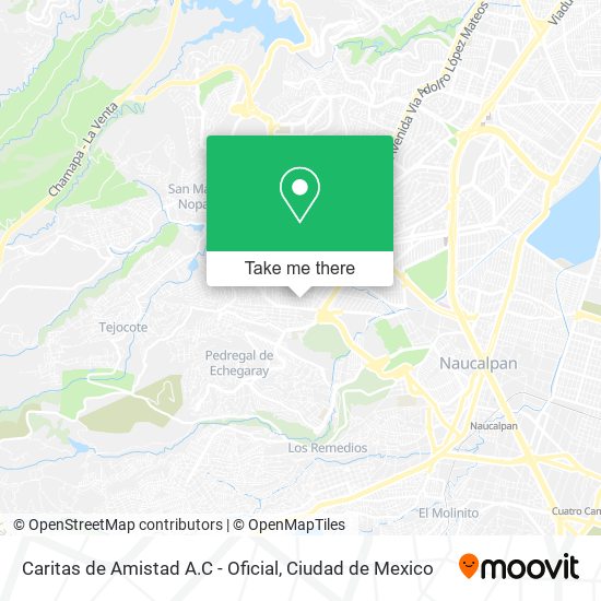 Caritas de Amistad A.C - Oficial map