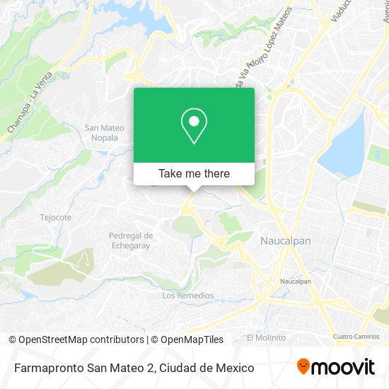 Farmapronto San Mateo 2 map