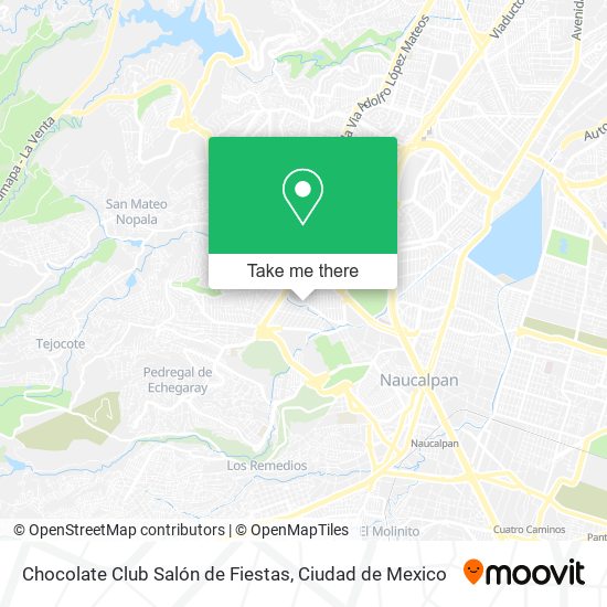 Chocolate Club Salón de Fiestas map
