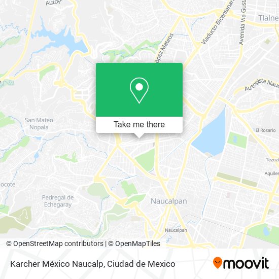 Mapa de Karcher México Naucalp
