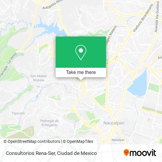 Consultorios Rena-Ser map