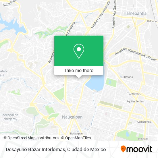 Desayuno Bazar Interlomas map