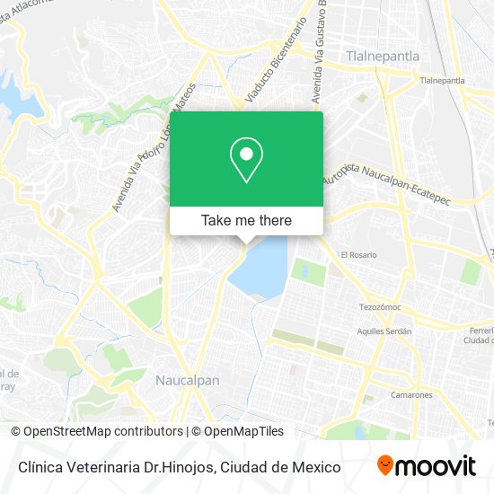 Mapa de Clínica Veterinaria Dr.Hinojos