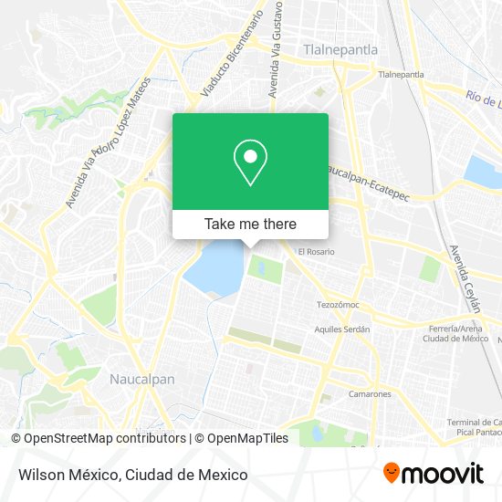 Wilson México map