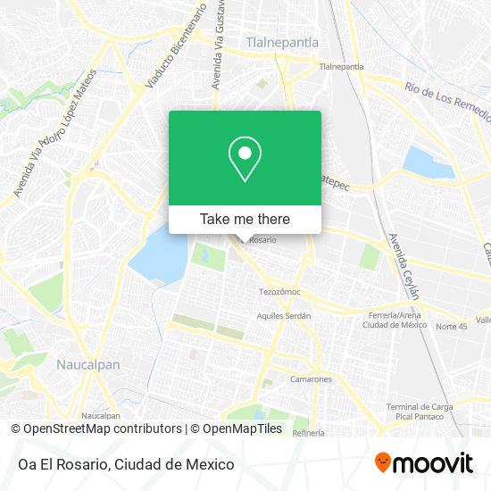Mapa de Oa El Rosario