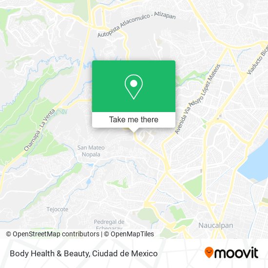 Body Health & Beauty map