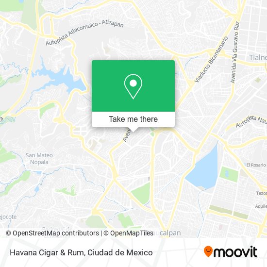 Havana Cigar & Rum map