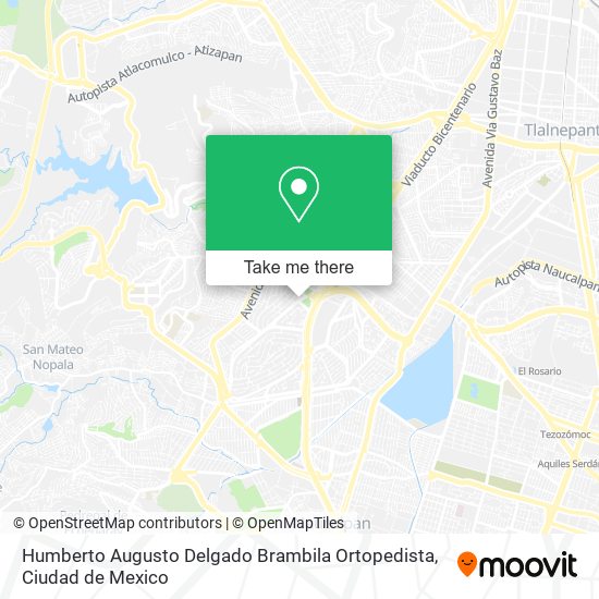 Humberto Augusto Delgado Brambila Ortopedista map
