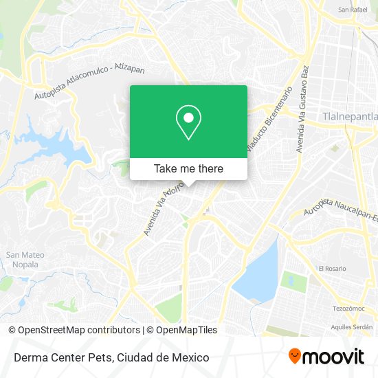 Derma Center Pets map