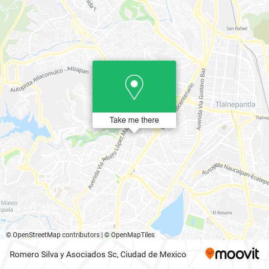 Romero Silva y Asociados Sc map