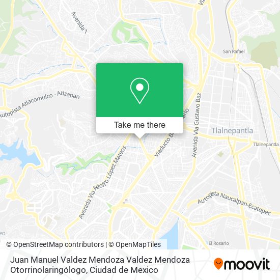 Juan Manuel Valdez Mendoza Valdez Mendoza Otorrinolaringólogo map