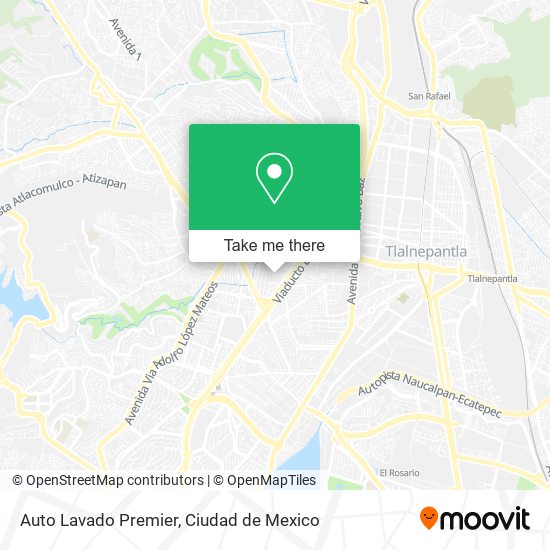 Auto Lavado Premier map