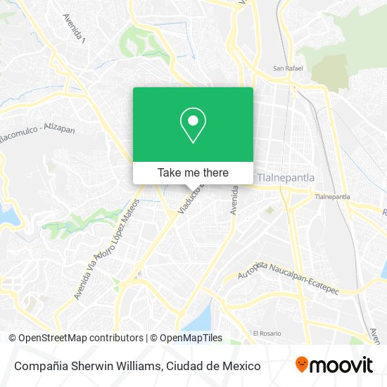 Compañia Sherwin Williams map