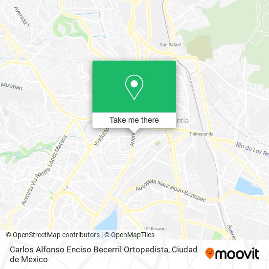 Carlos Alfonso Enciso Becerril Ortopedista map