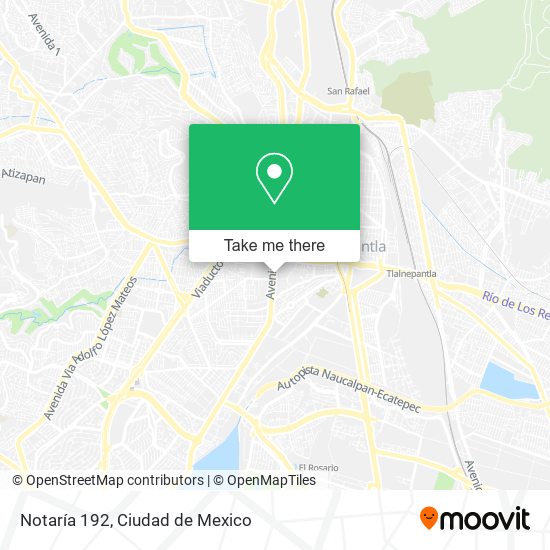 Notaría 192 map