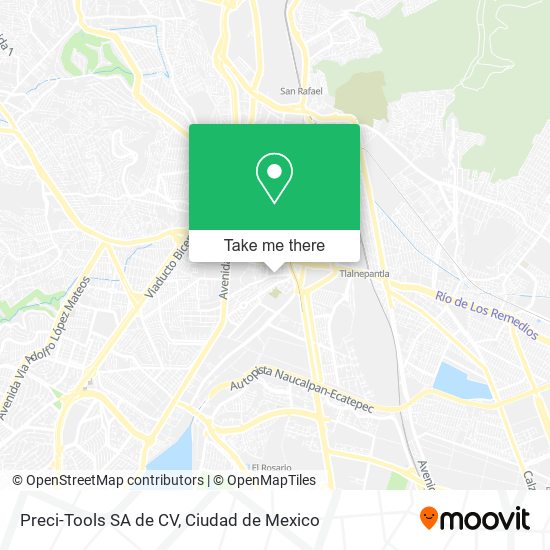 Preci-Tools SA de CV map