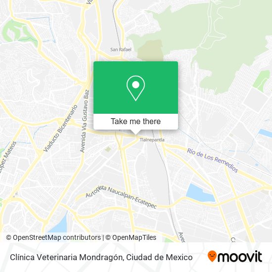 Mapa de Clínica Veterinaria Mondragón