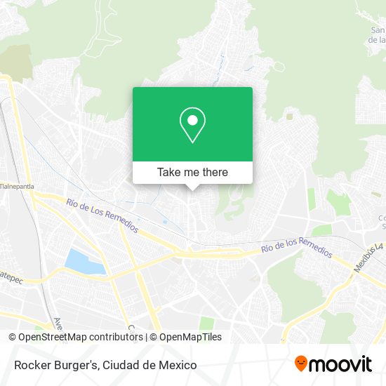 Mapa de Rocker Burger's