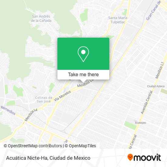 Acuática Nicte-Ha map