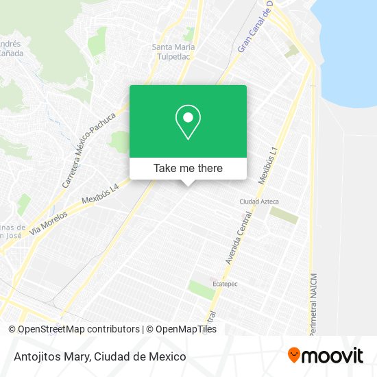 Mapa de Antojitos Mary