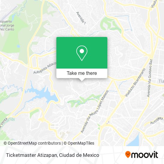 Ticketmaster Atizapan map