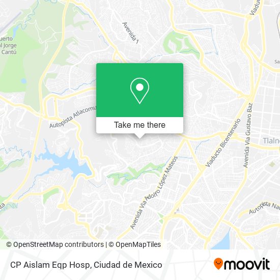 CP Aislam Eqp Hosp map