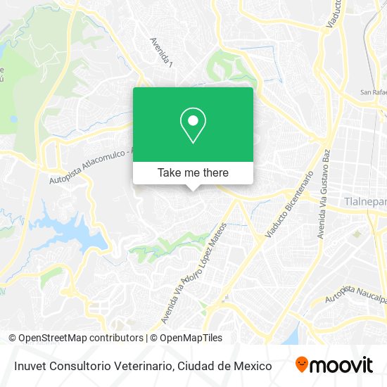 Inuvet Consultorio Veterinario map