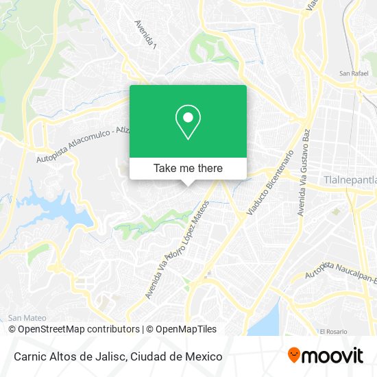 Carnic Altos de Jalisc map