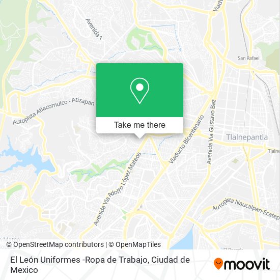El León Uniformes -Ropa de Trabajo map