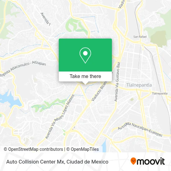 Auto Collision Center Mx map