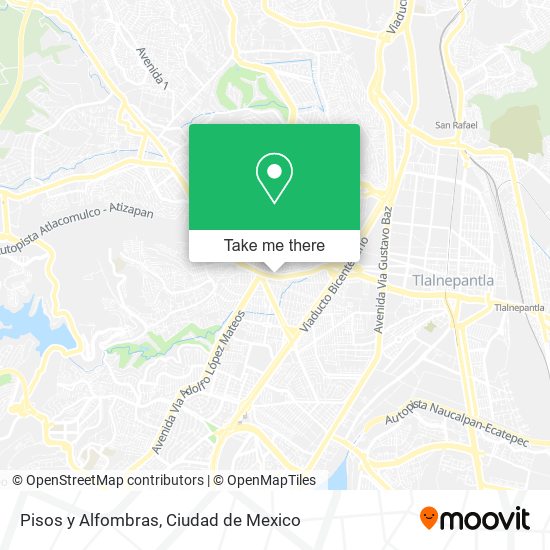 Pisos y Alfombras map