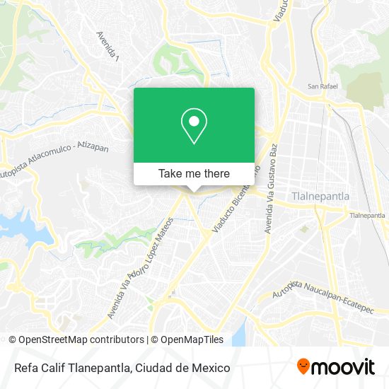 Refa Calif Tlanepantla map