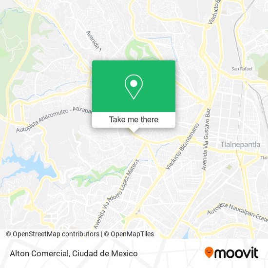 Mapa de Alton Comercial