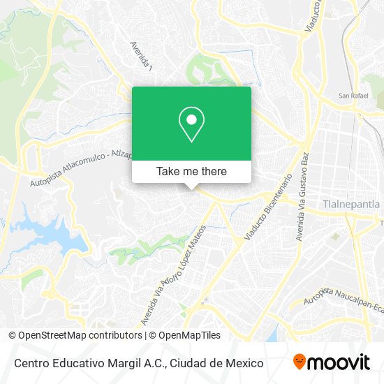 Mapa de Centro Educativo Margil A.C.