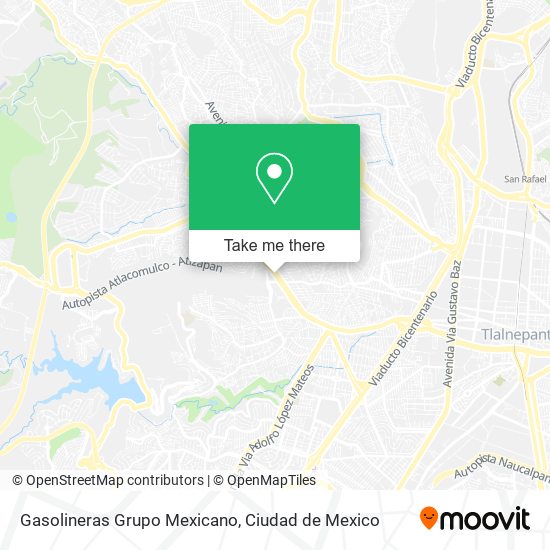 Gasolineras Grupo Mexicano map