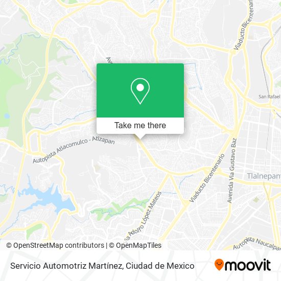 Servicio Automotriz Martínez map