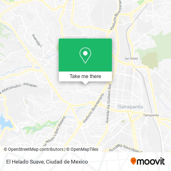 Mapa de El Helado Suave